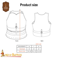 15th Century Churburg Italian Breastplate - 16 Gauge