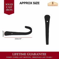 500267OB iron wall hook 12.6cmx2.4cm