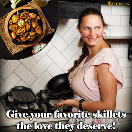 Small Stainless Steel round chainmail scrubber