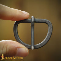 30mm wide forged dark ages belt  buckle