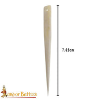 Bone sewing needle for Viking and dark ages sewing, clothing, arts and crafts