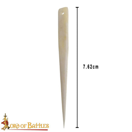 Bone sewing needle for Viking and dark ages sewing, clothing, arts and crafts