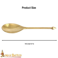 Brass Spoon Medieval feasting gear 14th century reproduction