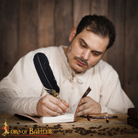 Leather bound diary made from recycled paper. Pagan gifts