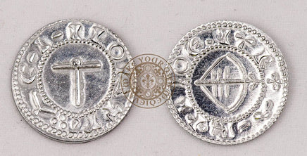Regnald King of York grandson of Ivar the Boneless and great grandson of Ragnar Lodbrok. Viking Penny Coin