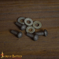 Rivets for shield boss