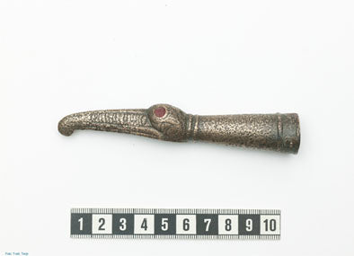 Viking Drinking horn end museum artefact