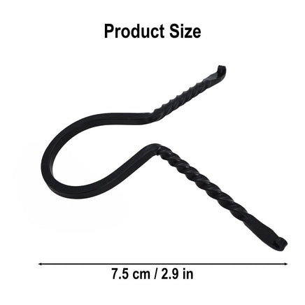 Viking drinking horn stand blacksmith forged SCA