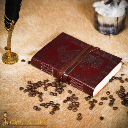 Viking themed leather journal