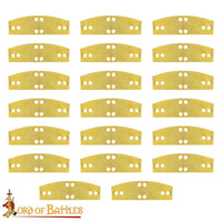 brass lamellar plates from Sweden battle of visby style