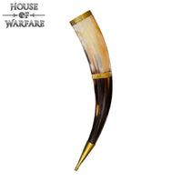 10th Century Dark Ages Brass-Tipped Drinking Horn