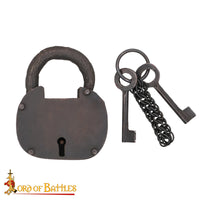 Functional Padlock with two keys