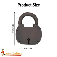 Functional Padlock with two keys