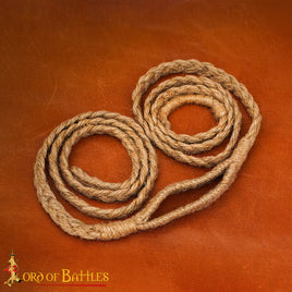 13th Century Medieval Jute Rope Sling HandThrown Weapon