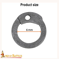 1kg mild steel Loose 6mm rings and rivets