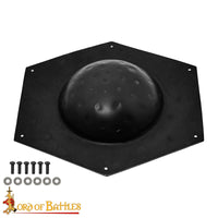 Medieval Shield Boss Umbo Black