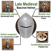 Medieval Bascinet (14 Gauge)