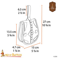 Viking Bag With Decorative Mounts