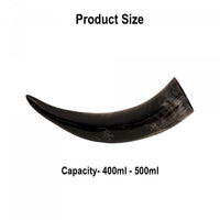 Large Nordic Drakkar Viking Longship Drinking Horn