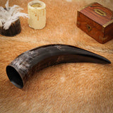 Large Nordic Drakkar Viking Longship Drinking Horn