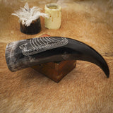 Large Nordic Drakkar Viking Longship Drinking Horn