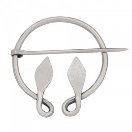 Celtic Leaf Brooch - Stainless Steel