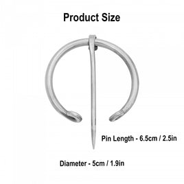 Stainless Steel Fibula With Curled Ends