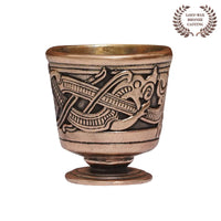 12th Century Engraved Bronze Ritual Cup – Lost Wax Cast Technique