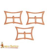 Early Middle Ages Buckle - Polished and Antiqued Finish
