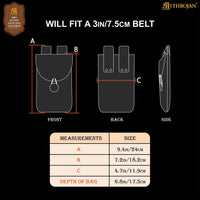 Yellow Medieval Bag in Suede Leather