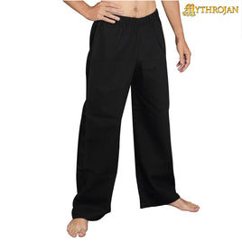 Mythrojan Warrior Canvas Trousers - Black