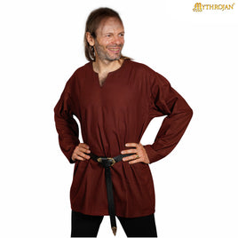 Canvas Tunic 100% Cotton Brown