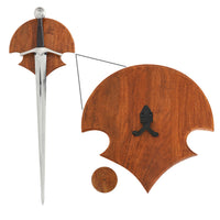 Handwood Sword Plaque with 15mm & 20mm Screw