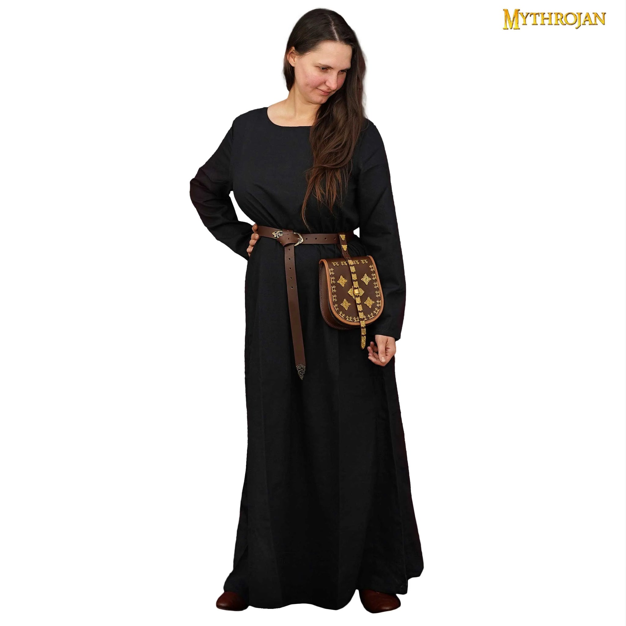 Medieval Dress - Black Cotton| Make Your Own Medieval Medieval Dress - Black Cotton| Make Your Own Medieval