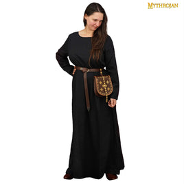 Medieval Dress - Black Cotton