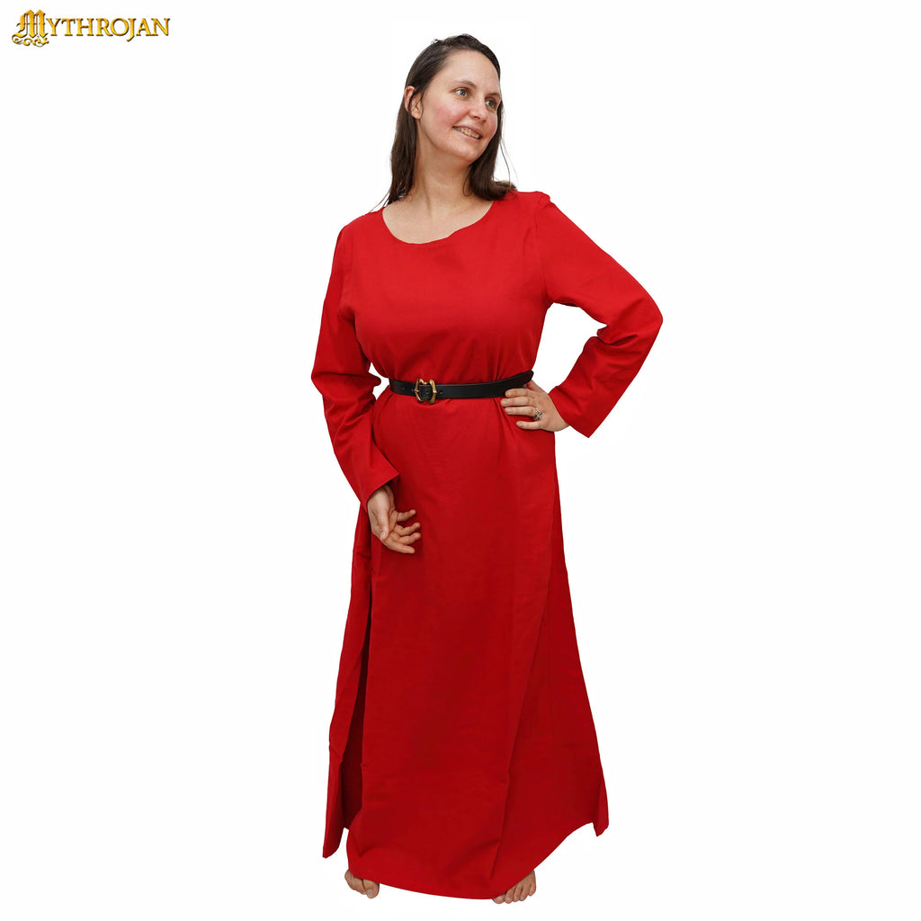 Medieval Dress - Red Cotton