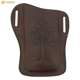 Tree of Gondor Leather Mobile Belt Pouch
