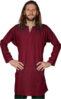 Viking Tunic "Erik" - Red Linen