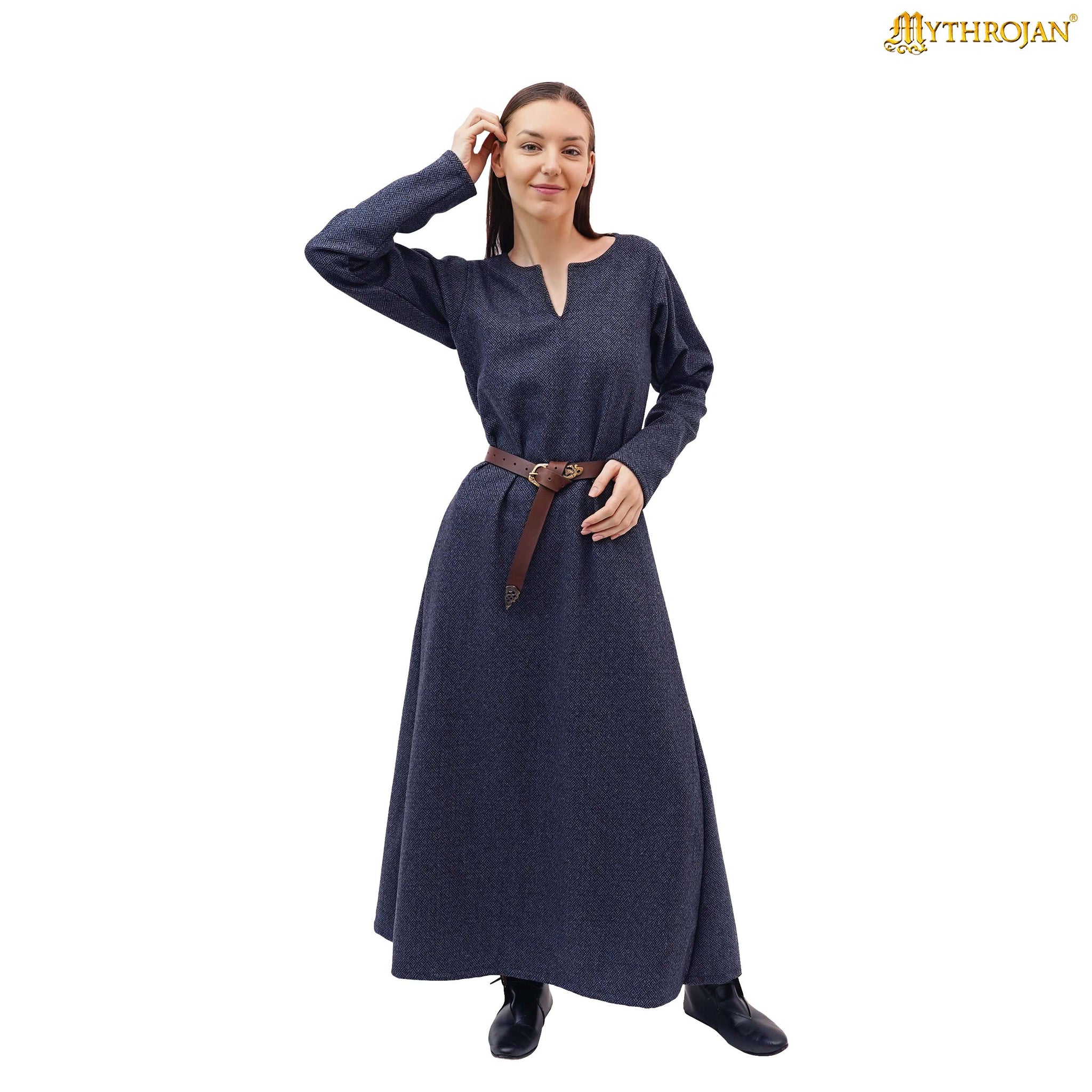 Wool Viking Dress - Blue| Make Your Own Medieval Wool Viking Dress - Blue| Make Your Own Medieval