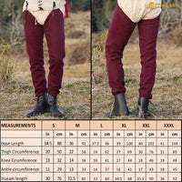Medieval Men’s Wool Separate Hose