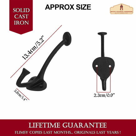 500143OB 2SET double wall hook 13.4cmx3.8cm
