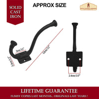 500148OB 2SET rustic wall hook 3.3cmx3cmx13cm
