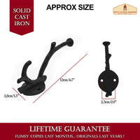 500150OB 2SET Rustic wall hook 3.8cmx12cm