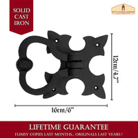 500151 Rustic door knocker 16cmx12cm