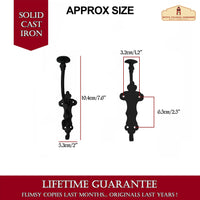 500234BL 2SET Rustic wall hook 5.3cmx19.4cm