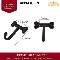 500237OB 2SET Rustic wall hook 11.2cmx10cm 