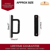 500265OB twisted handle 13cmx2.4cm