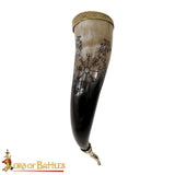 Large Viking Runic Drinking Horn 13" - 15" inch (32cm to 38cm)