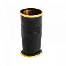 Viking horn feasting cup