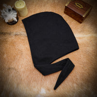Medieval Peasant’s Cap - Black Wool